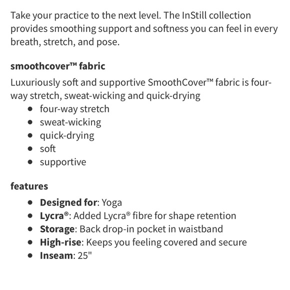 instill pant 25" vintage plum size 2 lululemon nwt - Picture 14 of 14